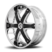 Diablo Wheels Fury 26x10 Chrome wheel