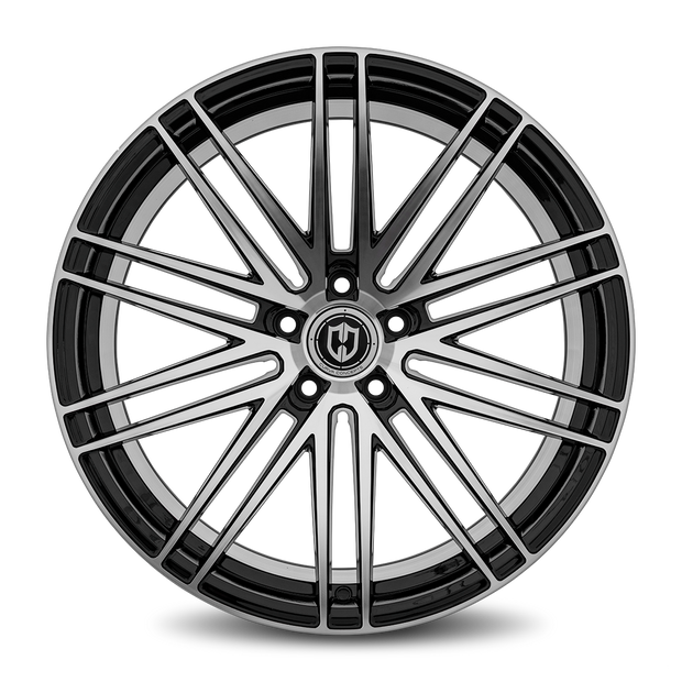 Curva CFF50 20x10.5 Black Machined Face wheel