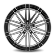 Curva CFF50 20x9 Gloss Black Machine Face wheel