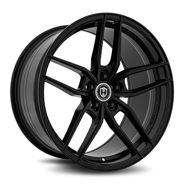 Curva CFF25 20x9.5 Gloss Black wheel