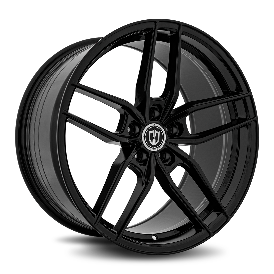 Curva CFF25 20x10 Gloss Black wheel