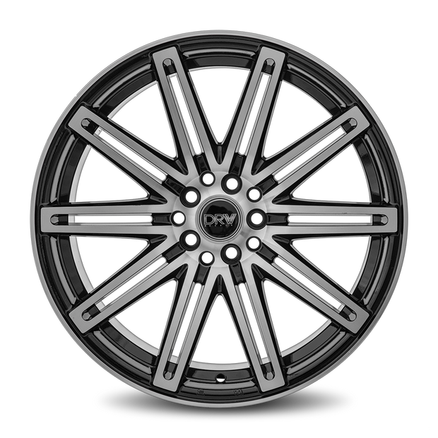 Dynamic Racing Wheels D13 17x7 Gloss Black Machined Face wheel