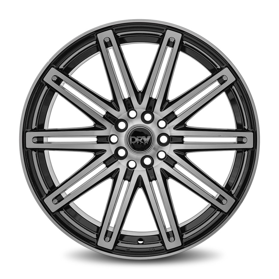 Dynamic Racing Wheels D13 18x8 Gloss Black Machined Face wheel