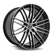 Curva CFF50 20x9 Gloss Black Machine Face wheel