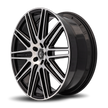 Curva C50 22x10.5 Black Machine Face wheel
