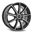 Dynamic Racing Wheels D18 18x7.5 Gloss Black Machined Face wheel