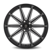 Curva C49 20x9 Gloss Black Milled wheel