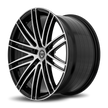 Curva CFF50 20x10.5 Gloss Black Machine Face wheel