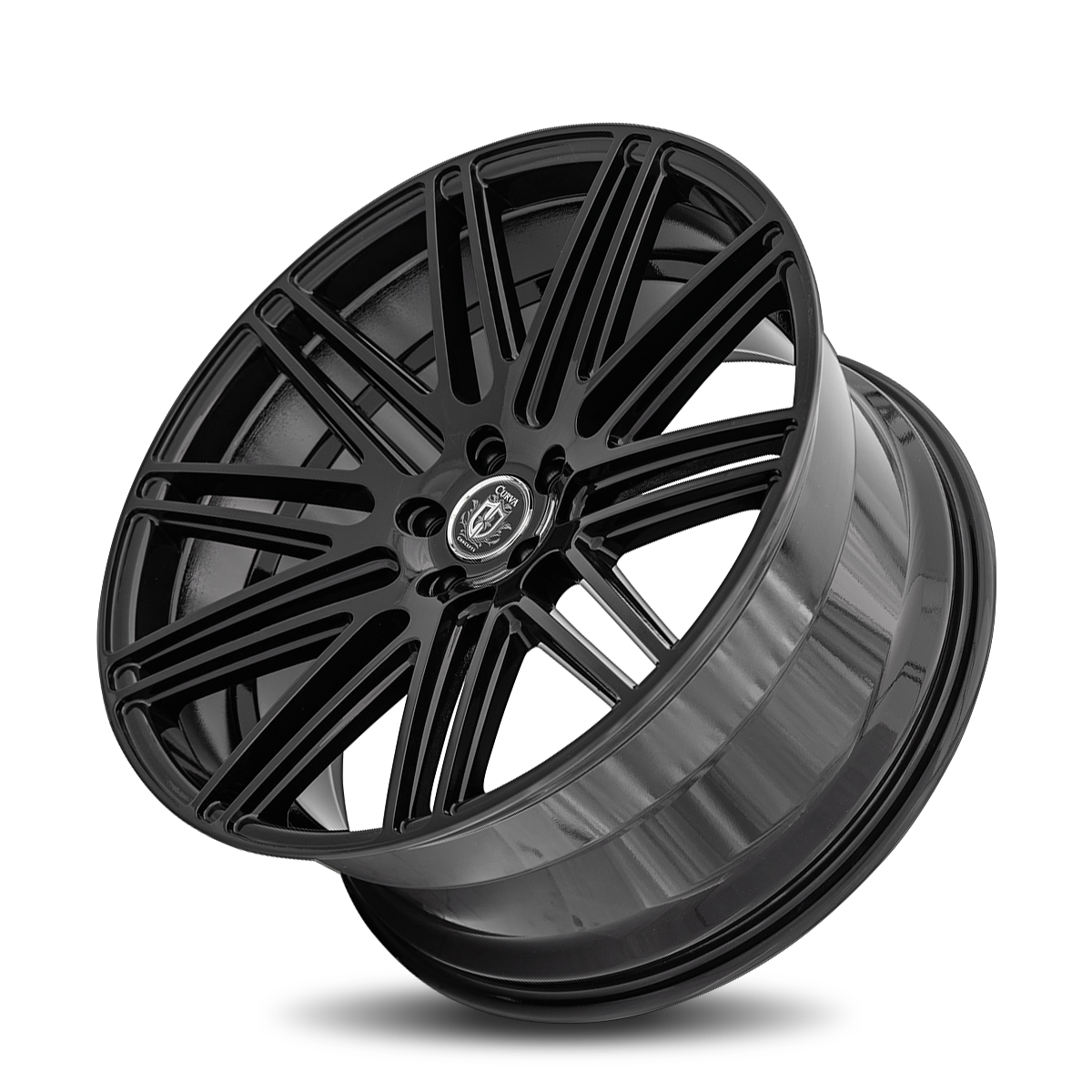 Curva C50 22x10.5 Gloss Black wheel