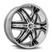Diablo Wheels Elite 22x8.5 Chrome wheel