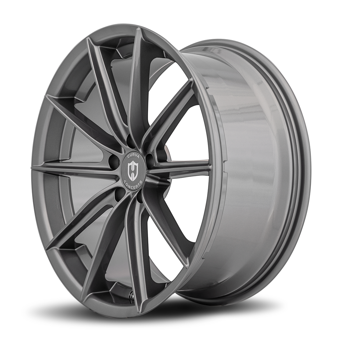 Curva C46 20x10.5 Gloss Gun Metal wheel