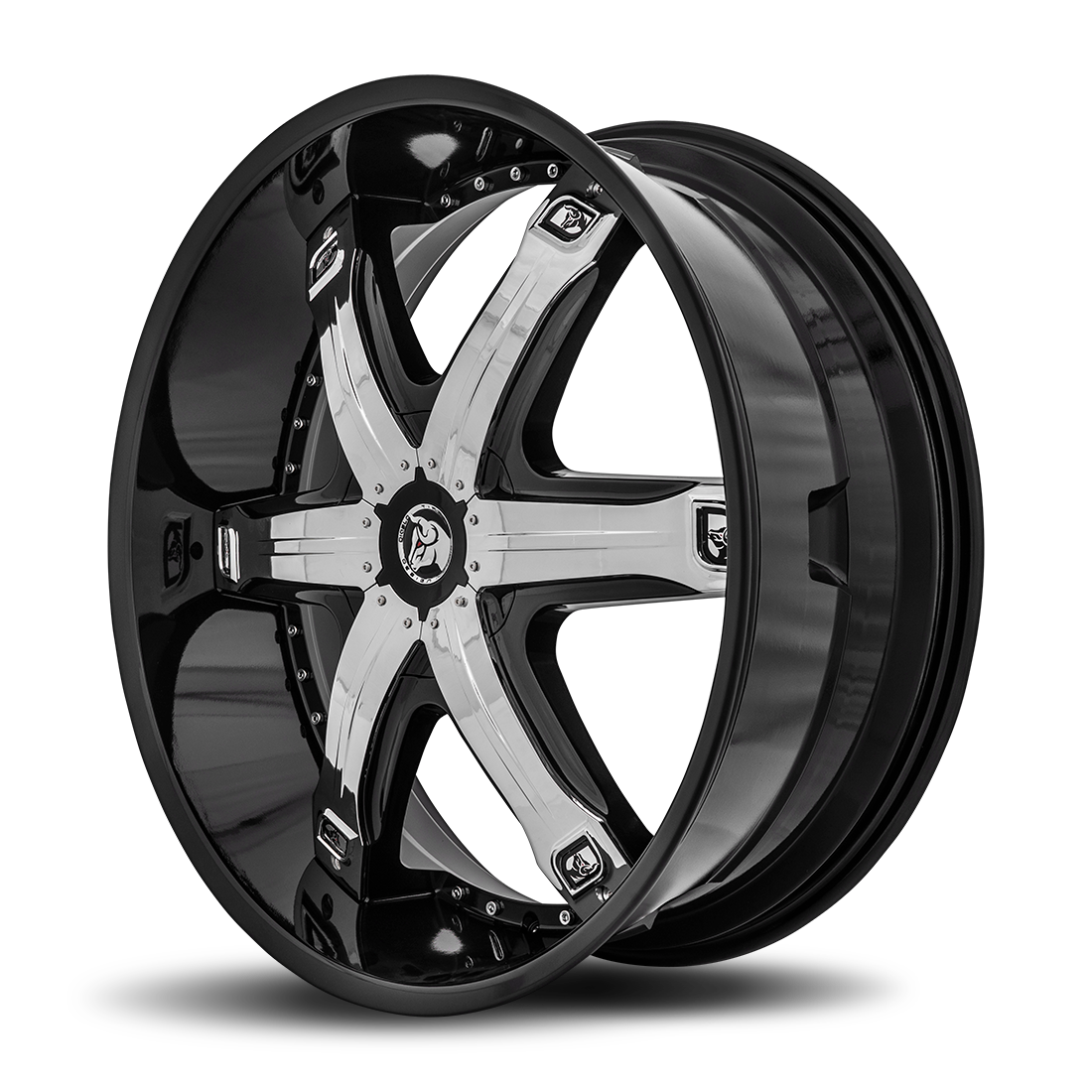 Diablo Wheels Fury 24x10 Gloss Black wheel