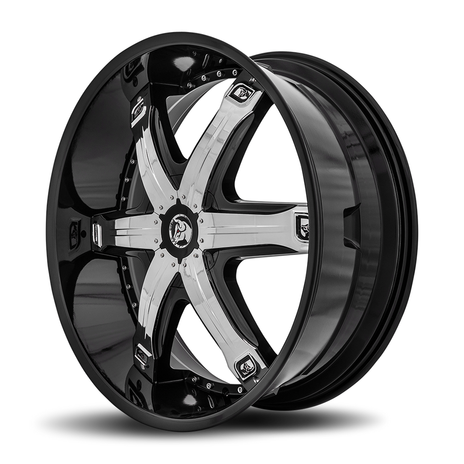 Diablo Wheels Fury 24x10 Gloss Black wheel