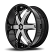 Diablo Wheels Fury 24x10 Gloss Black wheel