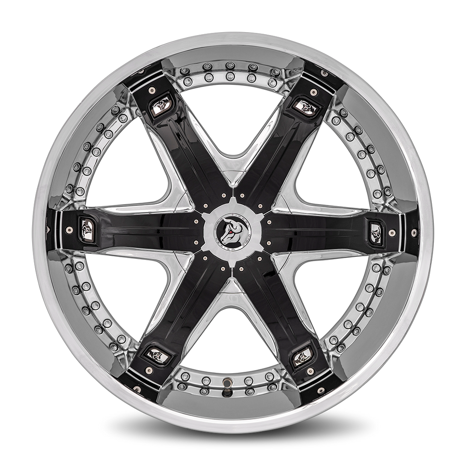 Diablo Wheels Fury 24x10 Chrome wheel