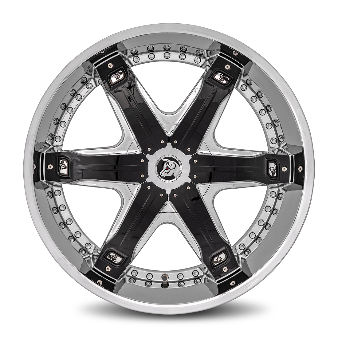 Diablo Wheels Fury 24x10 Chrome wheel