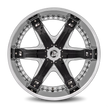 Diablo Wheels Fury 24x10 Chrome wheel