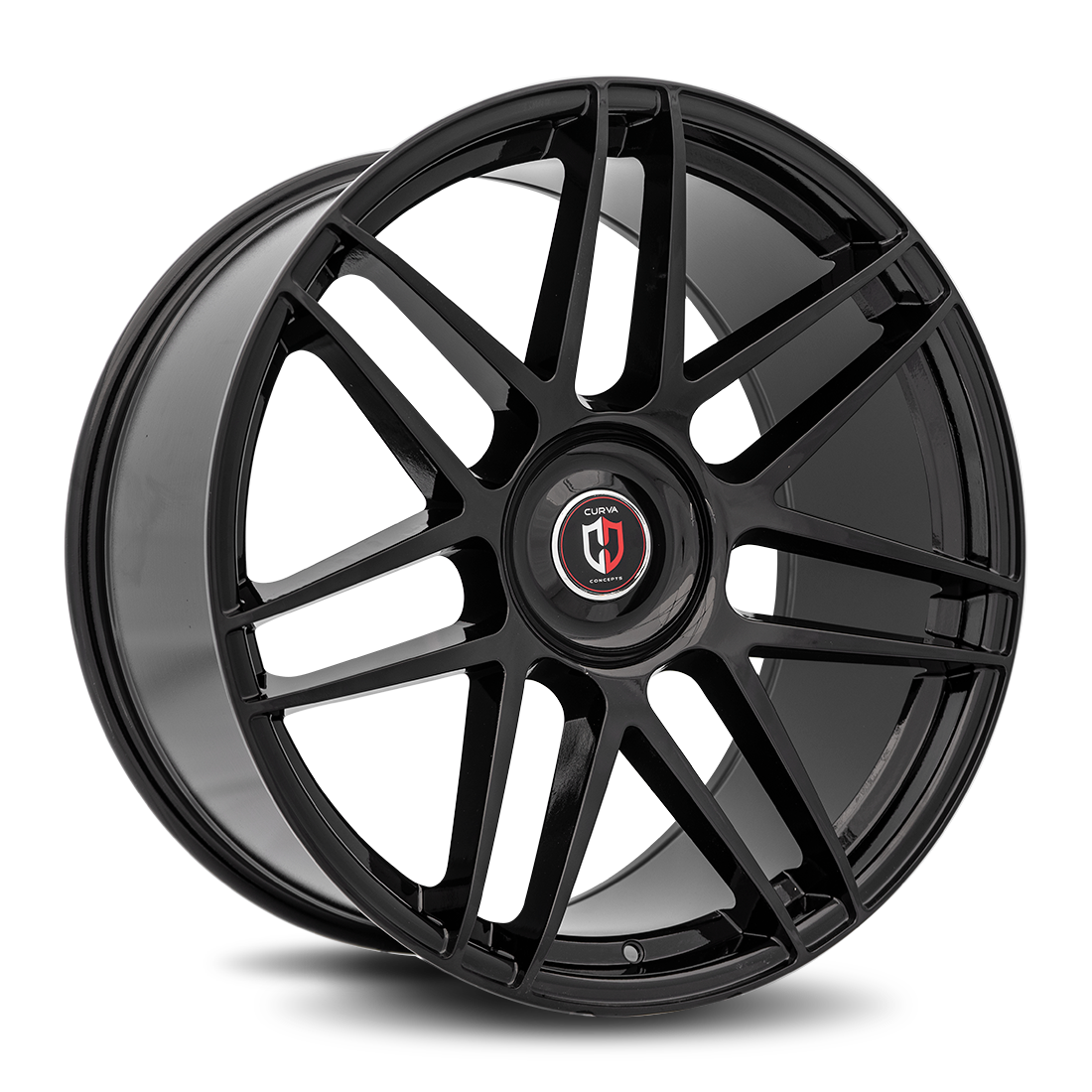 Curva C300 22x10.5 Gloss Black wheel