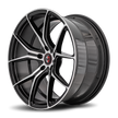 Curva C42 20x8.5 Gloss Black Machine Face wheel