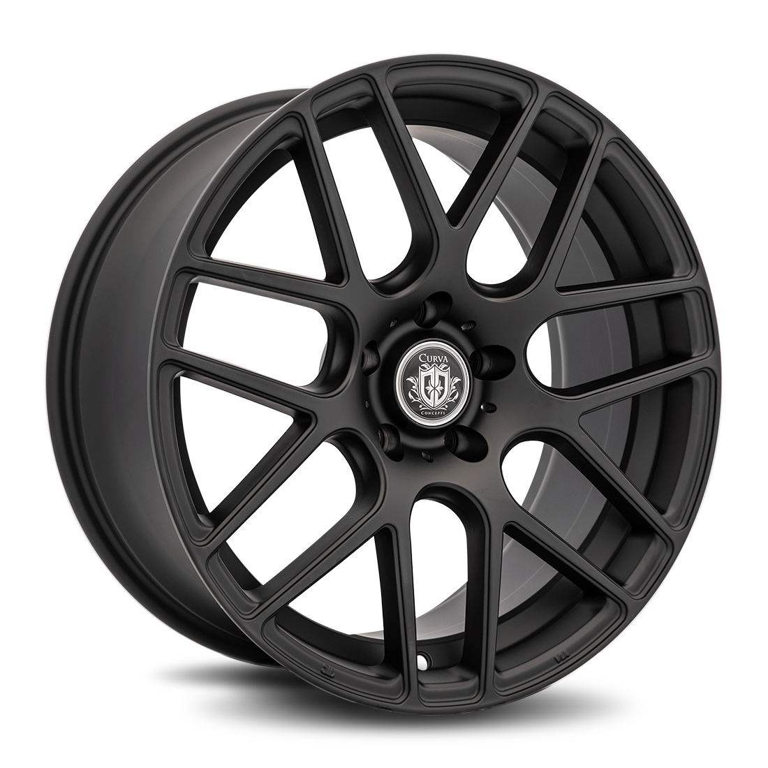 Curva C7 19x9.5 Matte Black wheel