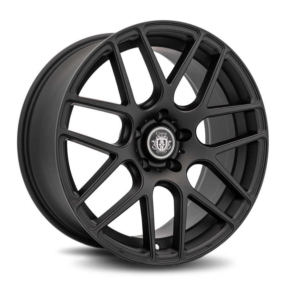 Curva C7 19x9.5 Matte Black wheel
