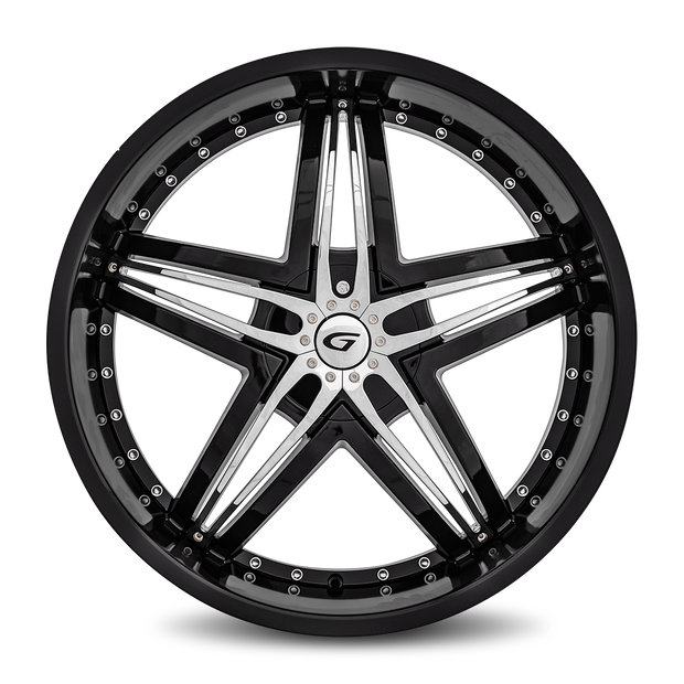 Diablo Wheels Blitz 24x10 Gloss Black wheel