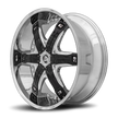 Diablo Wheels Fury 24x10 Chrome wheel