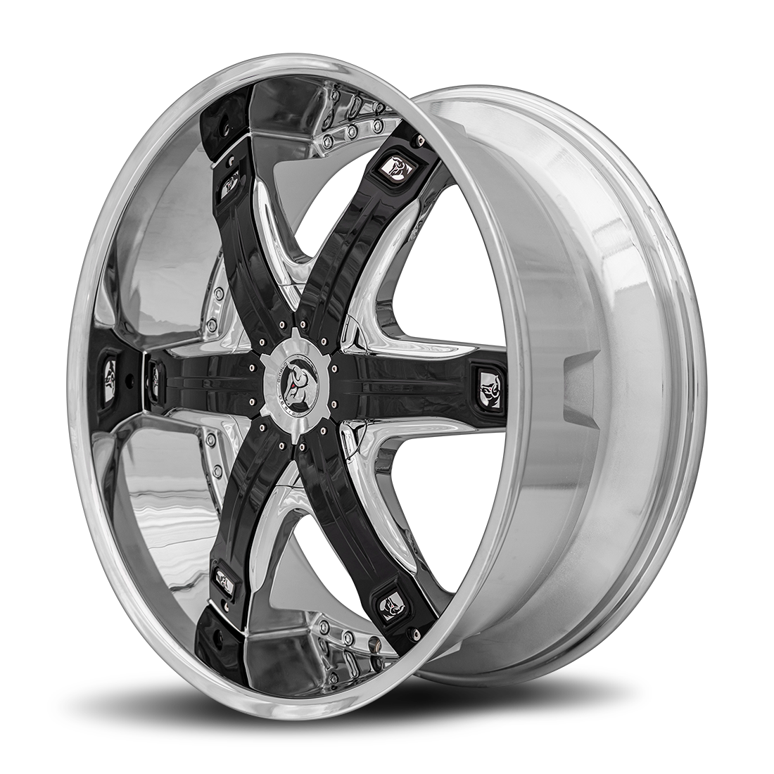 Diablo Wheels Fury 24x10 Chrome wheel