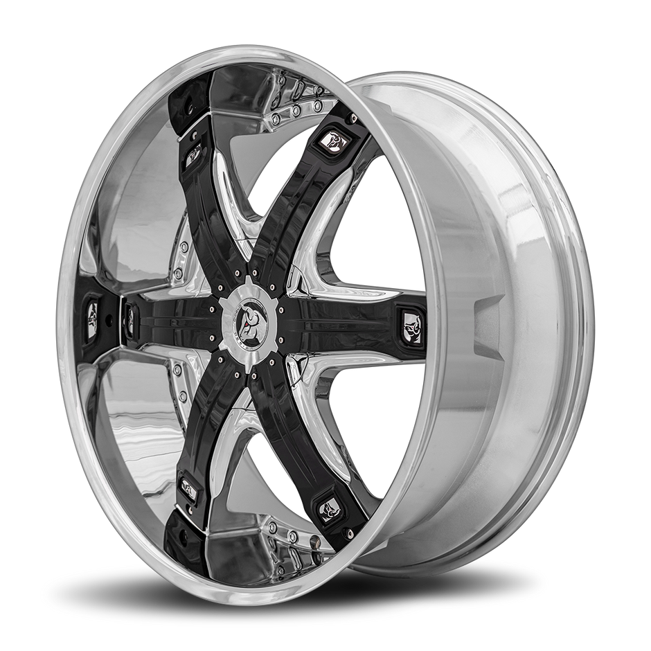 Diablo Wheels Fury 24x10 Chrome wheel