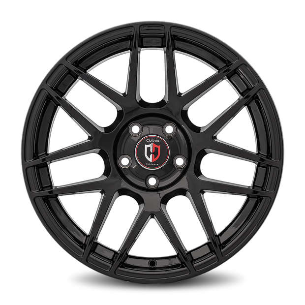 Curva C300 18x8.5 Gloss Black wheel