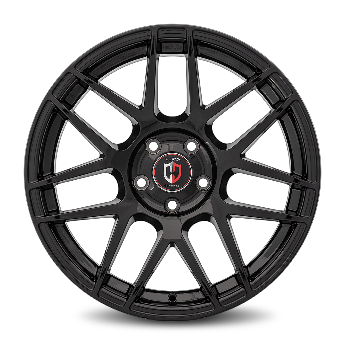 Curva C300 18x9.5 Gloss Black wheel