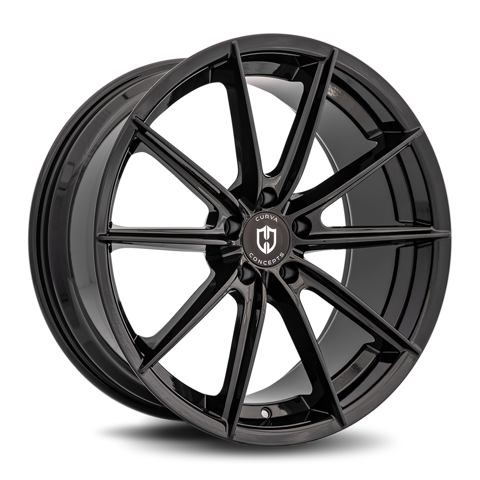 Curva C46 20x9 Gloss Black wheel