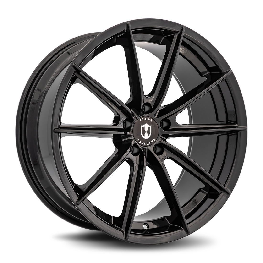 Curva C46 20x9 Gloss Black wheel