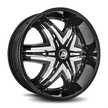 Diablo Wheels Elite 22x9.5 Gloss Black wheel
