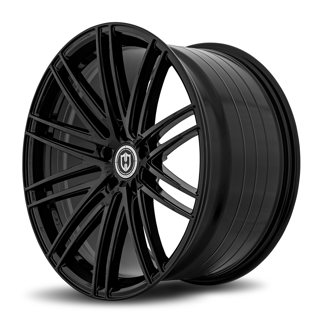 Curva CFF50 20x9 Gloss Black wheel