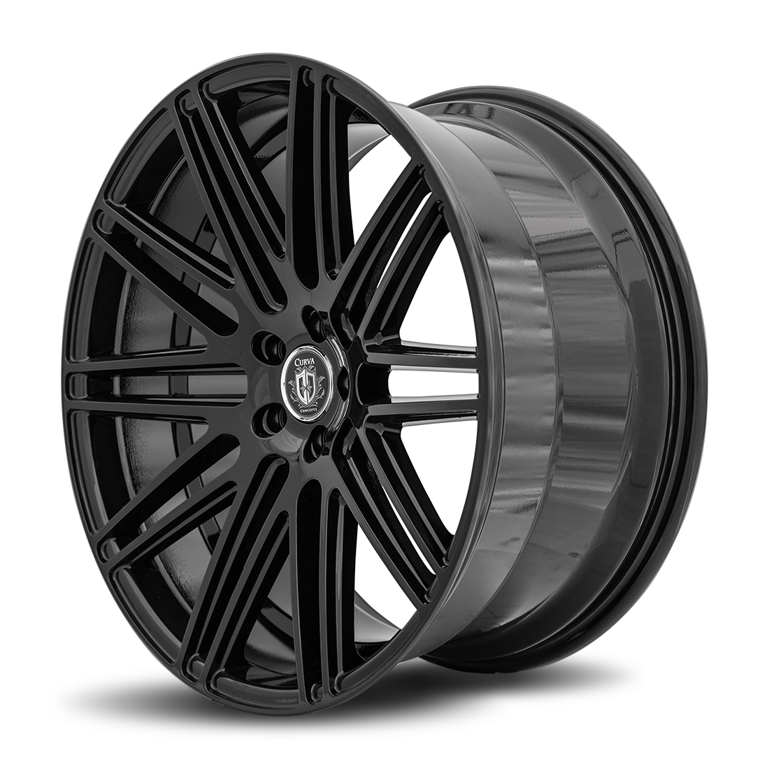 Curva C50 22x10.5 Gloss Black wheel