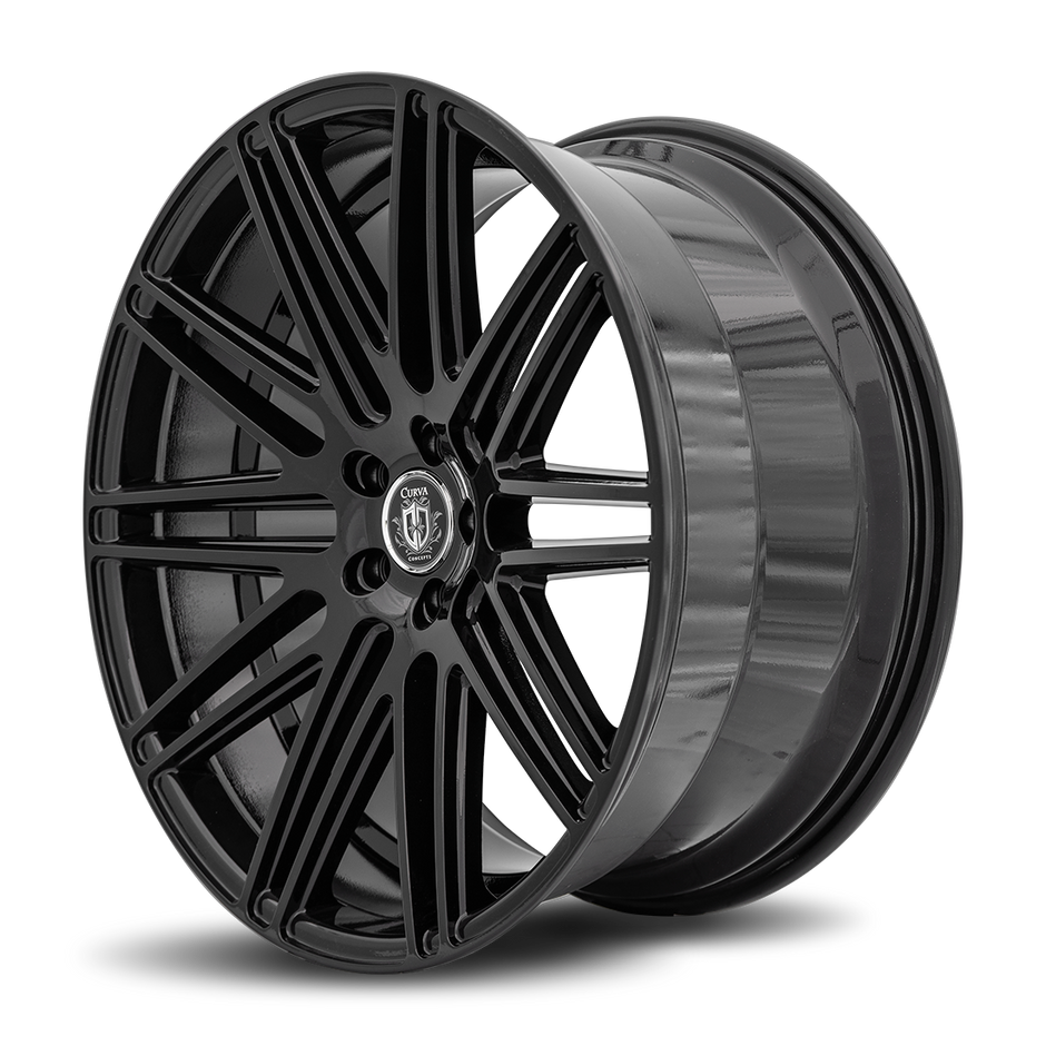 Curva C50 22x10.5 Gloss Black wheel