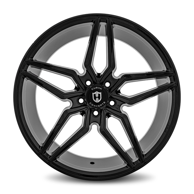 Curva C25 18x8.5 Gloss Black wheel