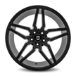 Curva C25 20x8.5 Gloss Black wheel