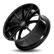 Curva CFF46 20x10.5 Gloss Black wheel