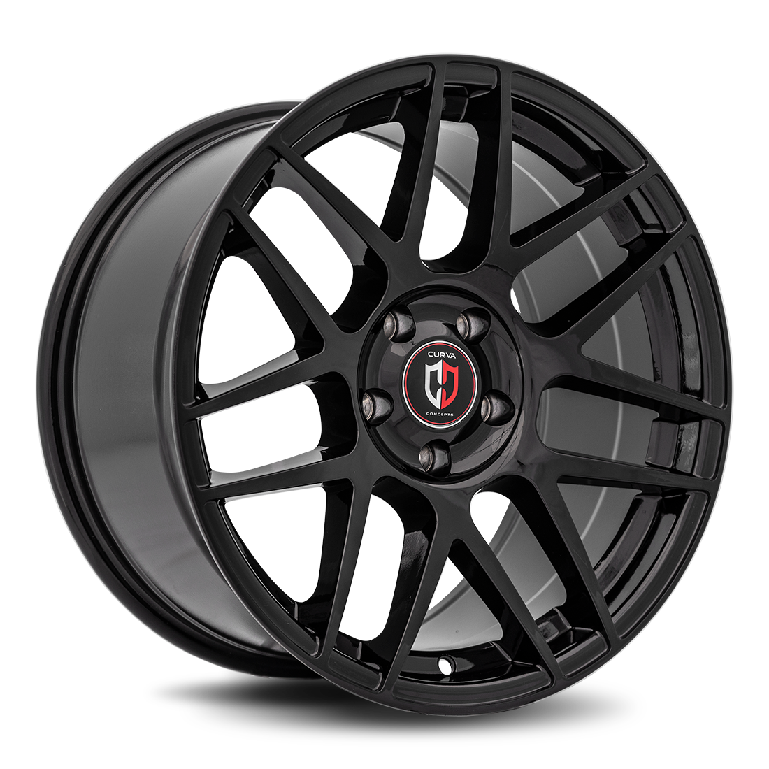 Curva C300 18x9.5 Gloss Black wheel