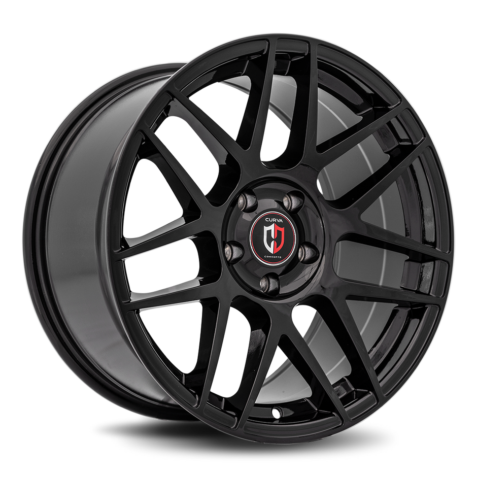 Curva C300 18x9.5 Gloss Black wheel