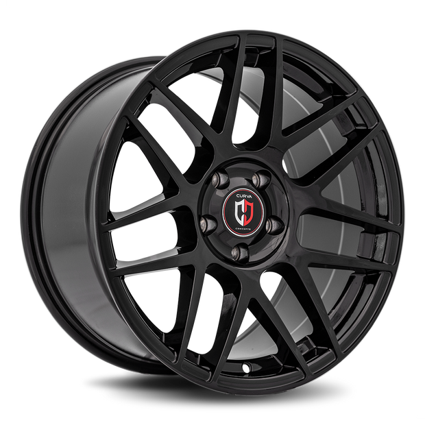 Curva C300 18x8.5 Gloss Black wheel