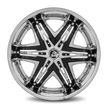 Diablo Wheels Elite 22x9.5 Chrome wheel