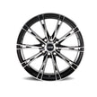 Dynamic Racing Wheels D23 18x8 Black Machined Face wheel