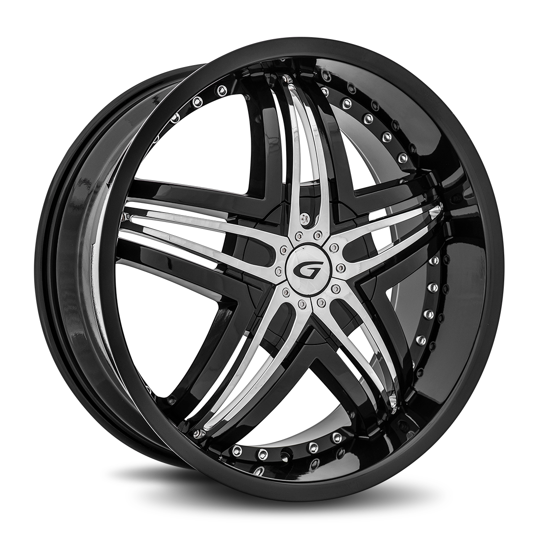 Diablo Wheels Blitz 22x8.5 Gloss Black wheel
