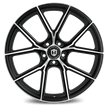 Curva CFF70 20x8.5 Black Machined Face wheel
