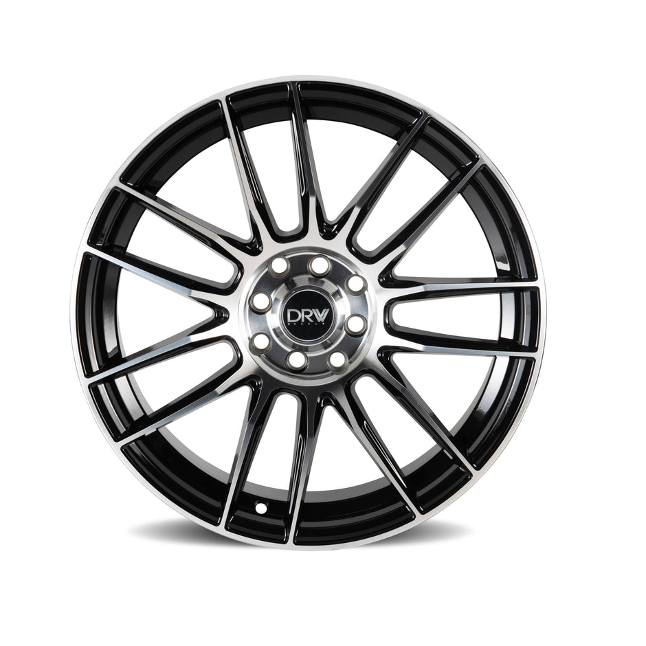 Dynamic Racing Wheels D22 17x7.5 Black Machined Face wheel