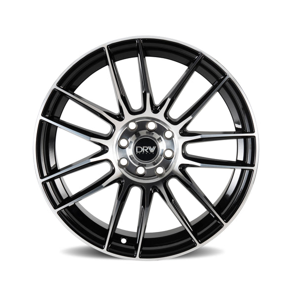Dynamic Racing Wheels D22 17x7.5 Black Machined Face wheel