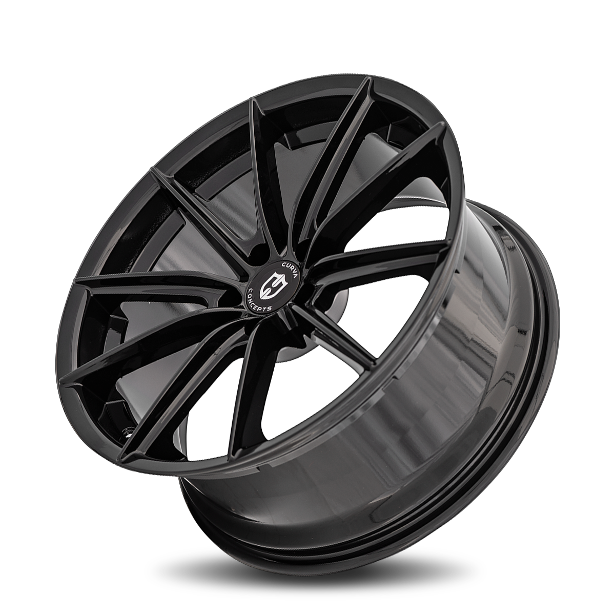 Curva C46 20x10.5 Gloss Black wheel